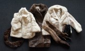 Brown floor length mink coat t