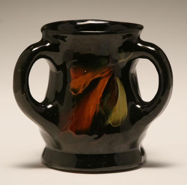 Brown glaze art pottery three