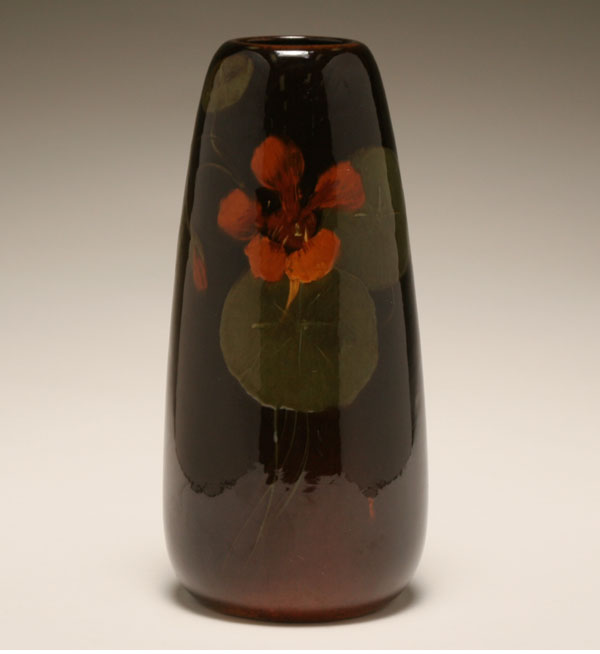 Brown glazed American art pottery