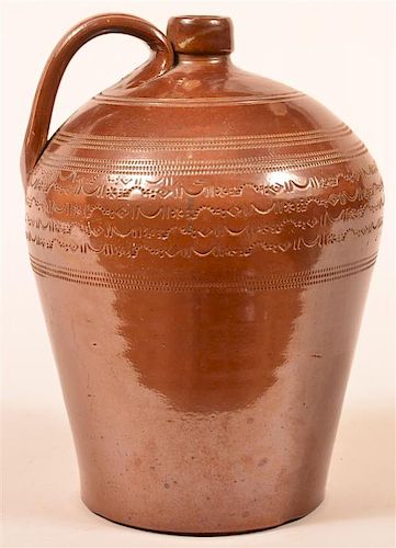 BROWN GLAZED STONEWARE POTTERY