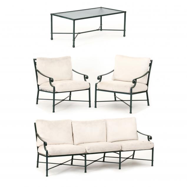BROWN-JORDAN, FOUR PIECE PATIO