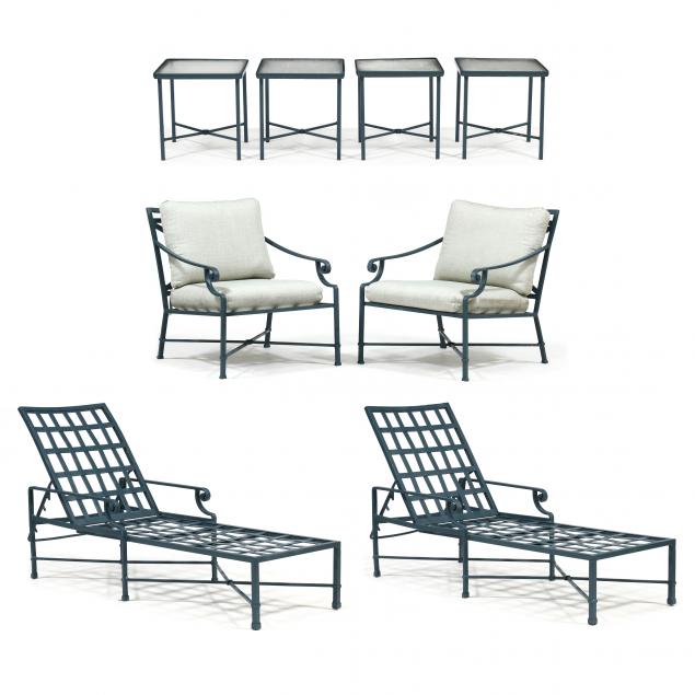 BROWN JORDAN, VENETIAN EIGHT PIECES
