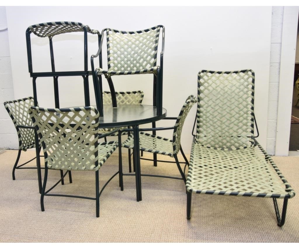 Brown Jordon outdoor dining set