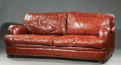 BROWN LEATHER SOFABrown Leathe