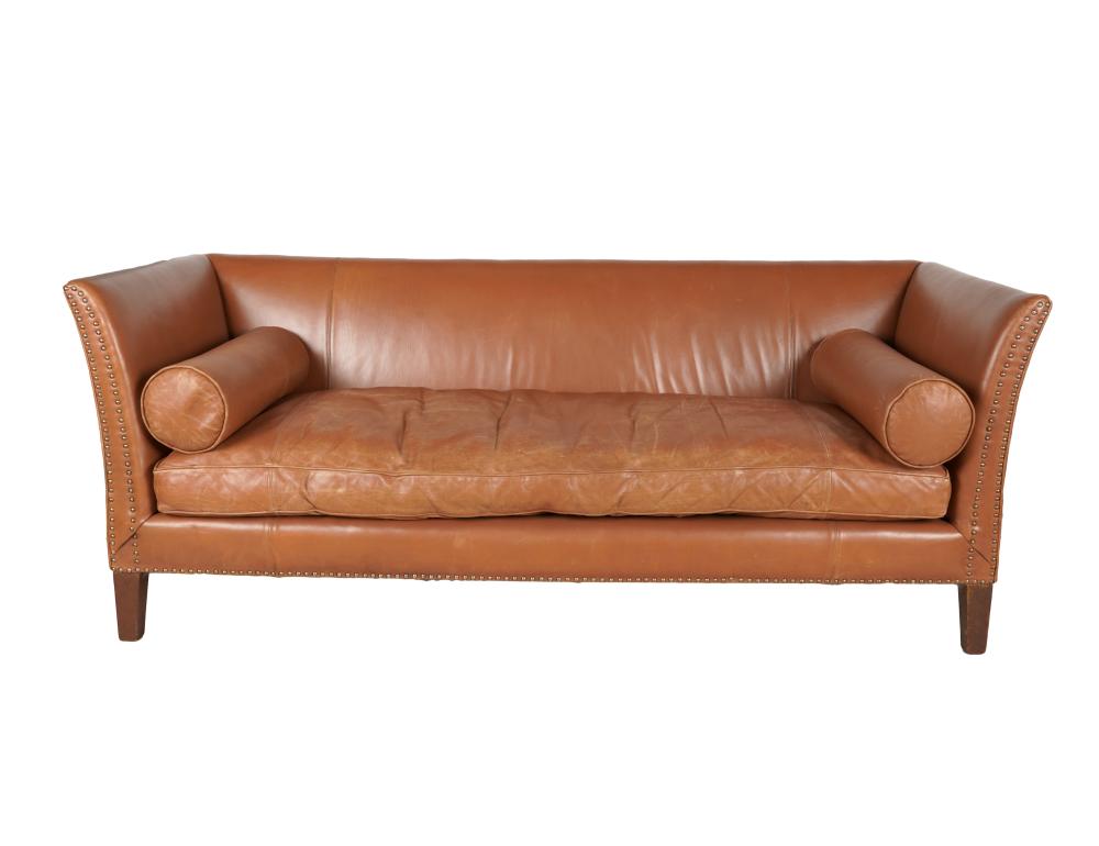 BROWN LEATHER SOFAmanufacturer