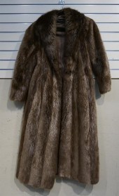 BROWN MINK COAT RETAILED BY RE