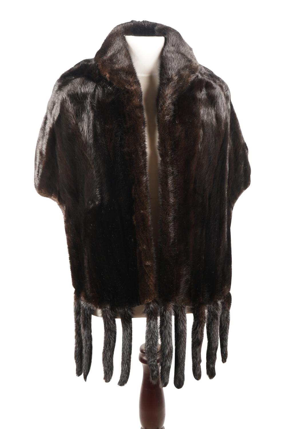 BROWN MINK FUR STOLEno tags