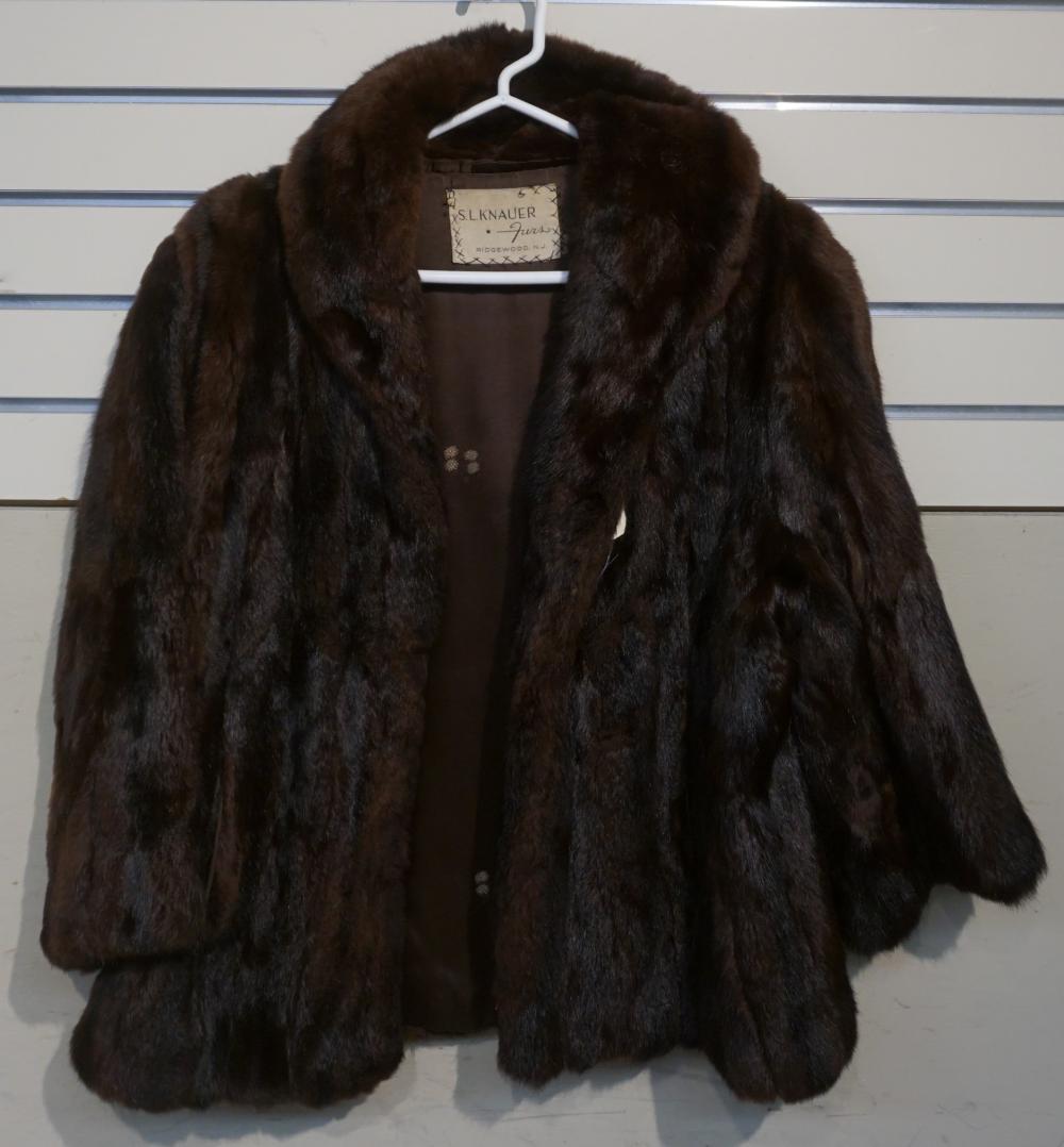 BROWN MINK JACKET, RETAILED S. L.