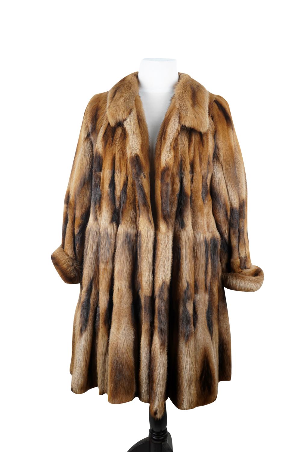 BROWN MULTI-COLOR FUR