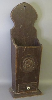 BROWN PAINTED TAVERN PIPE BOXc