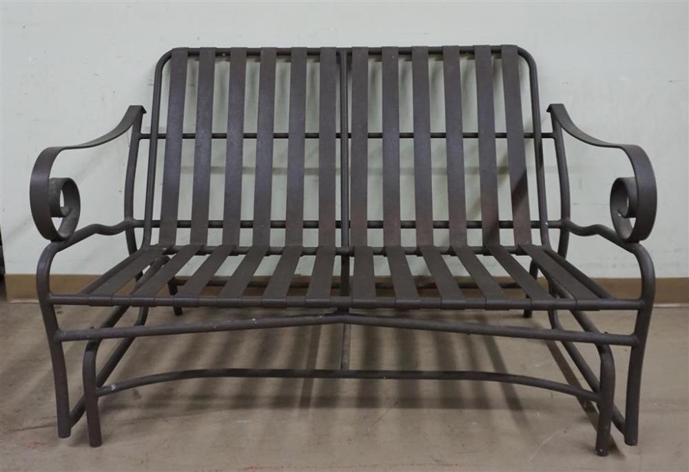 BROWN PAINTED TUBULAR METAL