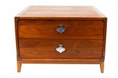 BROWN SALTMAN TEAK SIDE COMMOD