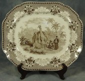 Brown transfer Staffordshire p