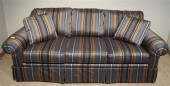 BROYHILL STRIPE UPHOLSTERED SO