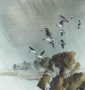 BRUCE LATTIG WATERCOLOR ON PAP