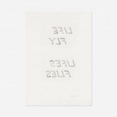 Bruce Nauman b.1941. Life Fly