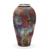 BRUCE ODELL (LA), TALL RAKU CE