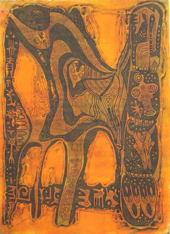 Bruce Onobrakpeya (Nigerian b.1932)