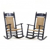BRUMBY CHAIR CO., PAIR OF PAIN