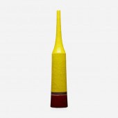 Bruno Gambone. Tall bottle. c.