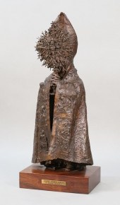 BRUNO LUCCHESI BRONZE POPE JOH