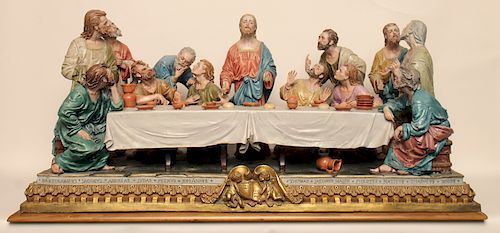 BRUNO MERLI CAPODIMONTE LAST SUPPER