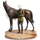 BRUNO ZACH BRONZE HORSE SCULPT