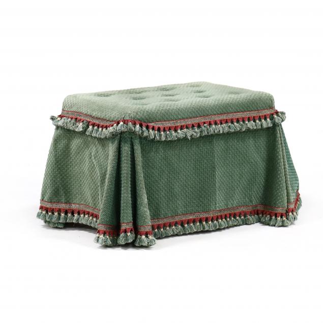 BRUNSCHWIG & FILS UPHOLSTERED STOOL