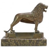 BRUNSWICK LION BRONZE SCULPTUR
