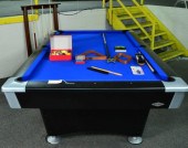 BRUNSWICK POOL TABLE WITH ACCE