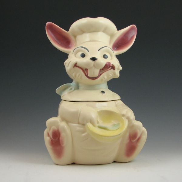 Brush Happy Bunny cookie jar.