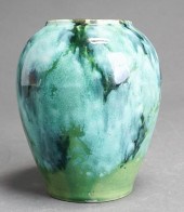BRUSH MCCOY ONYX GLAZED VASE,