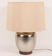 Brushed aluminium vase form ta