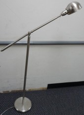 BRUSHED ALUMINUM FLOOR LAMP H: