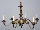 BRUSHED BRASS CHANDELIERSix ar