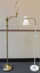 BRUSHED METAL WHITE PAINTED AN