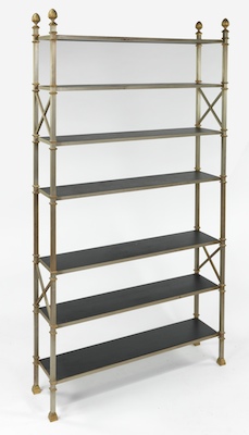 Brushed Steel Etagere 20th
