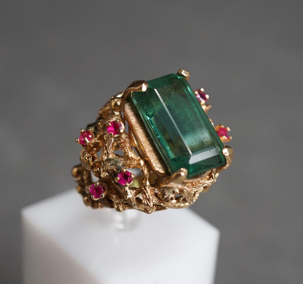 BRUTALIST 14-KARAT YELLOW-GOLD,