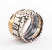BRUTALIST 14K YELLOW GOLD &AMP