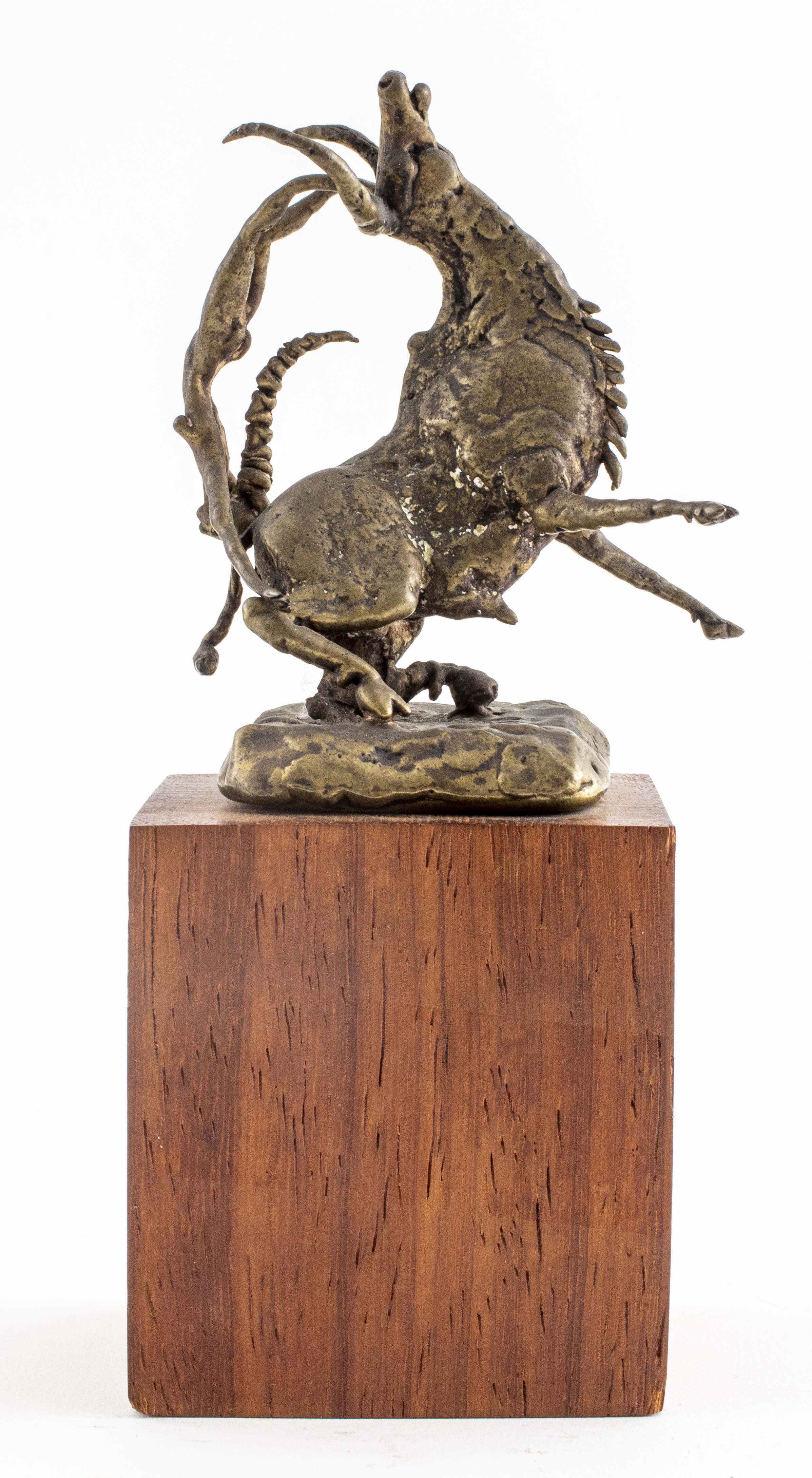BRUTALIST BRONZE LONGHORN & NUDE