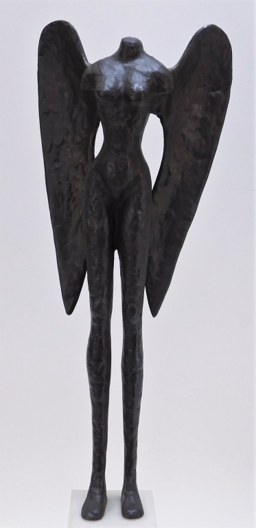 BRUTALIST BRONZE SCULPTURE OF
