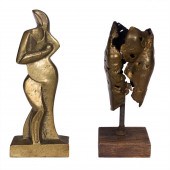 BRUTALIST, FIGURAL SCULPTURES,