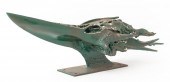BRUTALIST METAL ABSTRACT SCULP