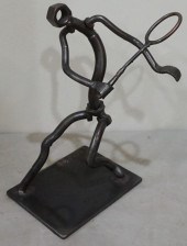 BRUTALIST METAL FIGURE OF A TE