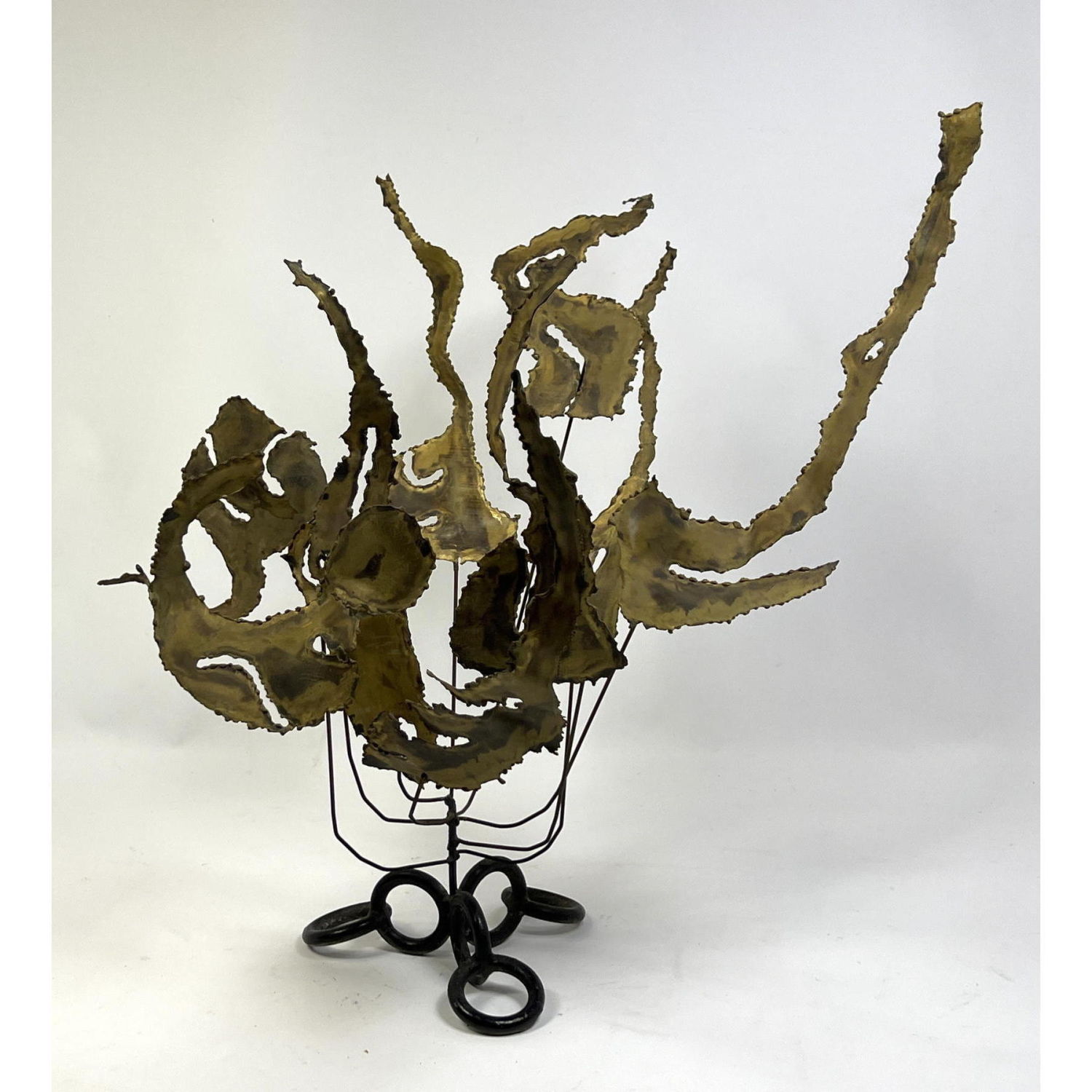 Brutalist Mixed Metal Abstract
