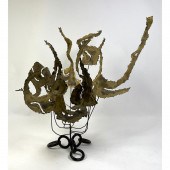 Brutalist Mixed Metal Abstract
