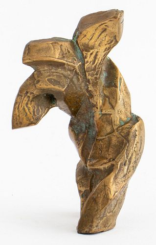 BRUTALIST MODERN DIMINUTIVE BRASS