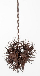 BRUTALIST MODERN IRON PENDANT