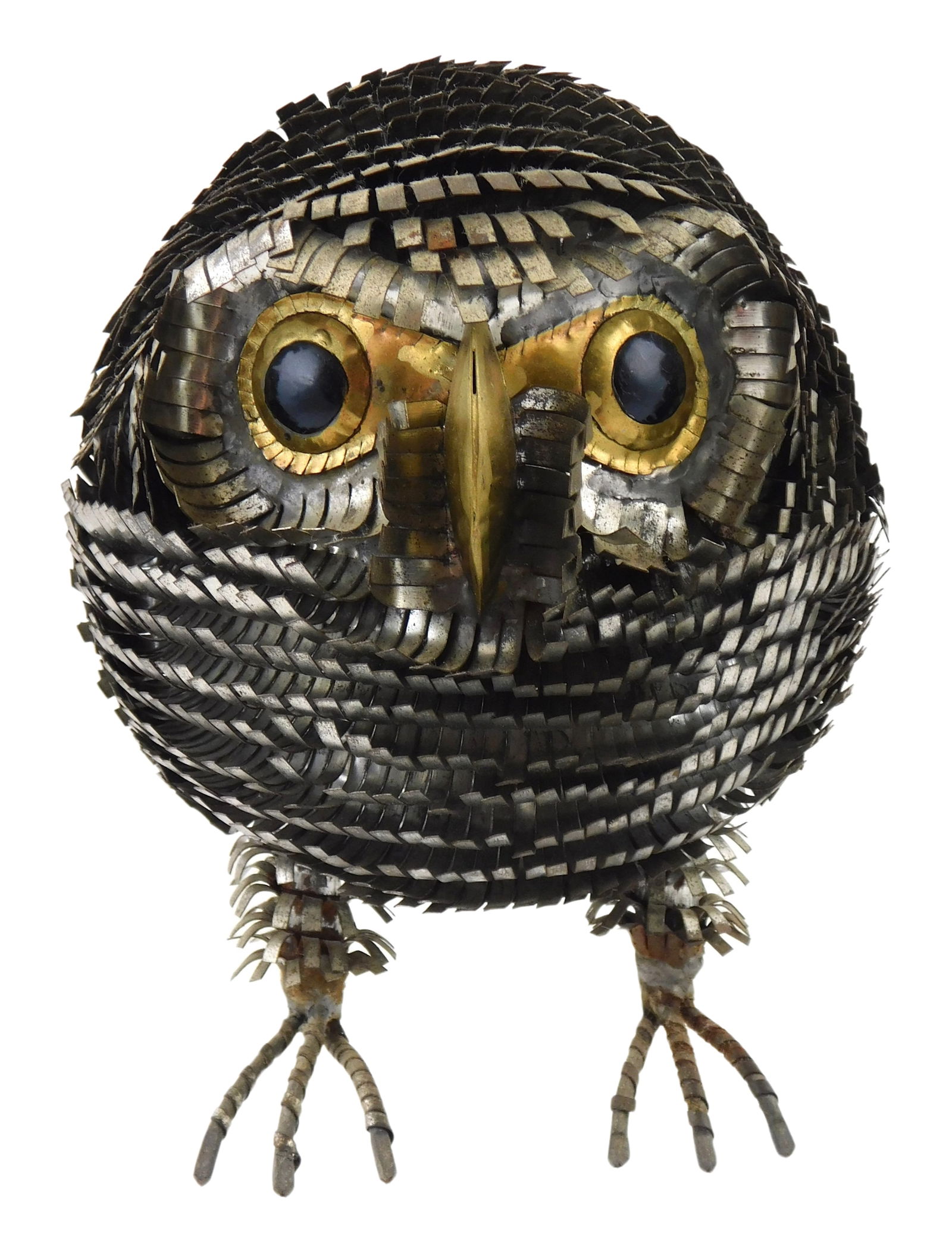 BRUTALIST OWL SCULPTURE, IN THE