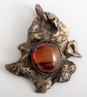 BRUTALIST SILVER  & CARNELIAN
